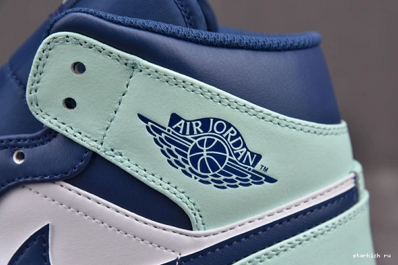 Mint Blue Mid 554725-413 554725-413 Jordan 1 1014